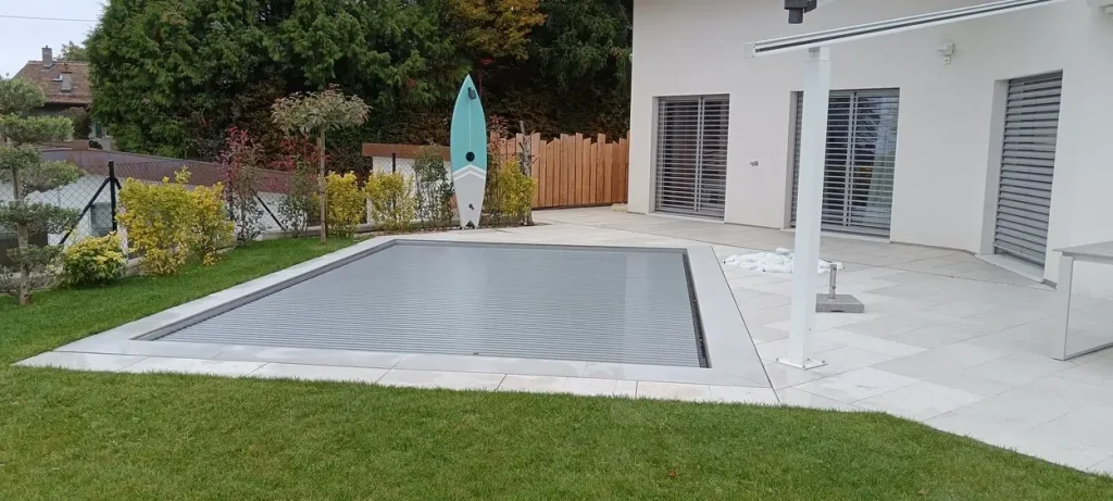 Reflet Exterieur Paysagiste Piscine Enterree Terrasse
